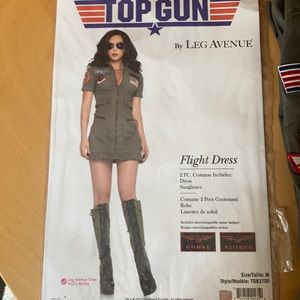 Top Gun Flight dress. halloween costume